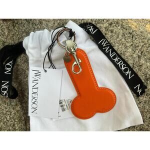 JW ANDERSON - Lamb Leather Keyring or Bag Charm WITH DUSTBAG